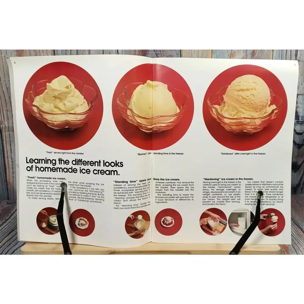 Ice‎ Cream Machine Recipe Book by Montgomery Ward